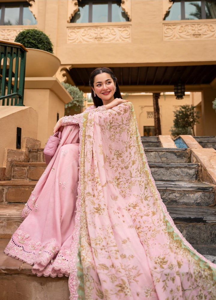 AYA by Faiza Saqlain Unstitched Embroidered Luxury Lawn 3 Piece Suit FS26UAL ASJA - Festive Collection