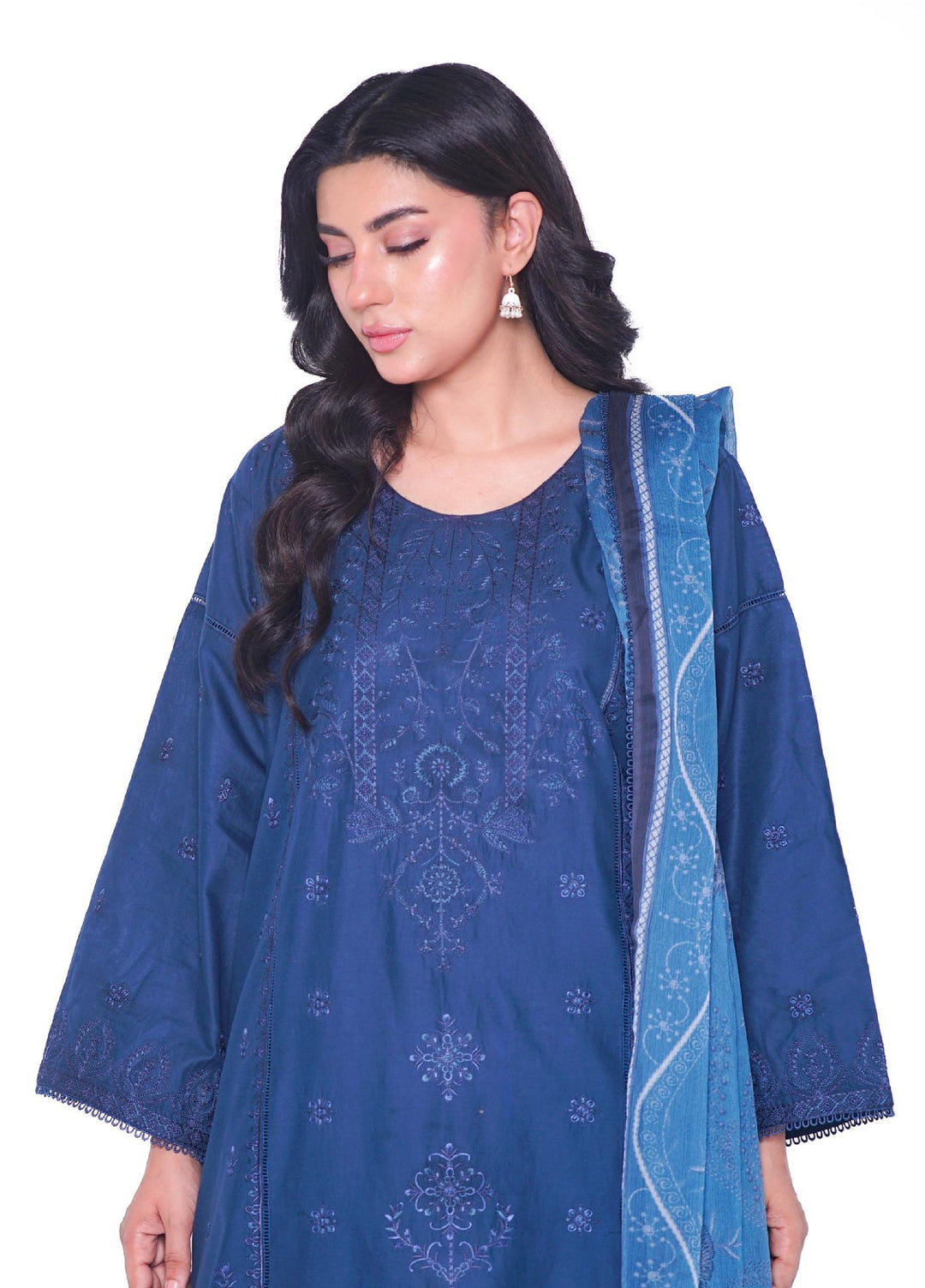 Ileen by naba bilal Unstitched Embroidered Lawn 3 Piece Suit IN26UEL Amilia - Casual Collection