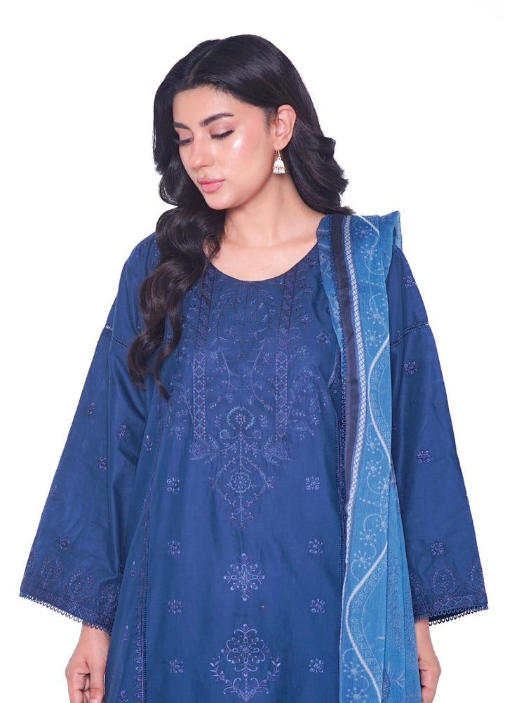 Ileen by naba bilal Unstitched Embroidered Lawn 3 Piece Suit IN26UEL Amilia - Casual Collection