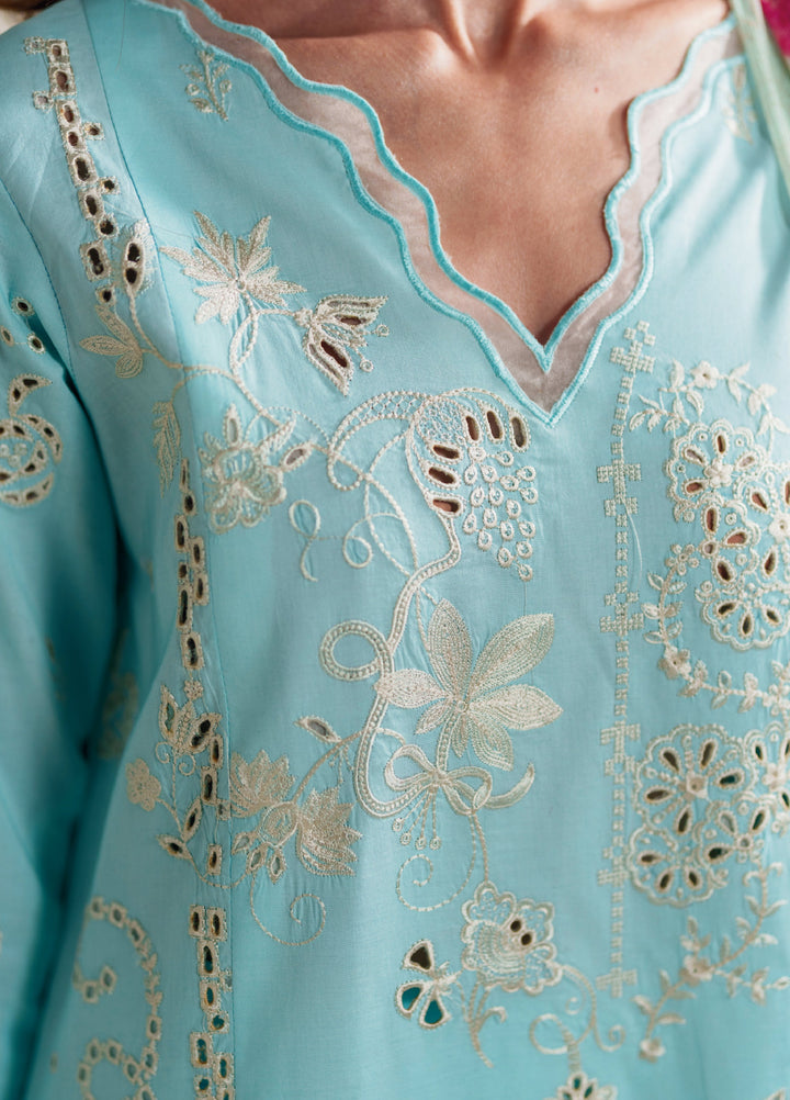 Whispers of Summer by Neeshey Unstitched Embroidered Luxury Lawn 3 Piece Suit NSH26ULW SYLVIA - Summer Collection