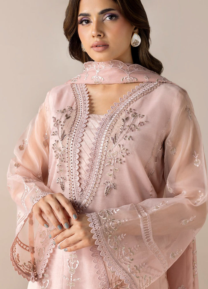 Aura by Zebtan RTW Embroidered Organza 3 Piece Suit ZB26UAL A-03 - Festive Collection