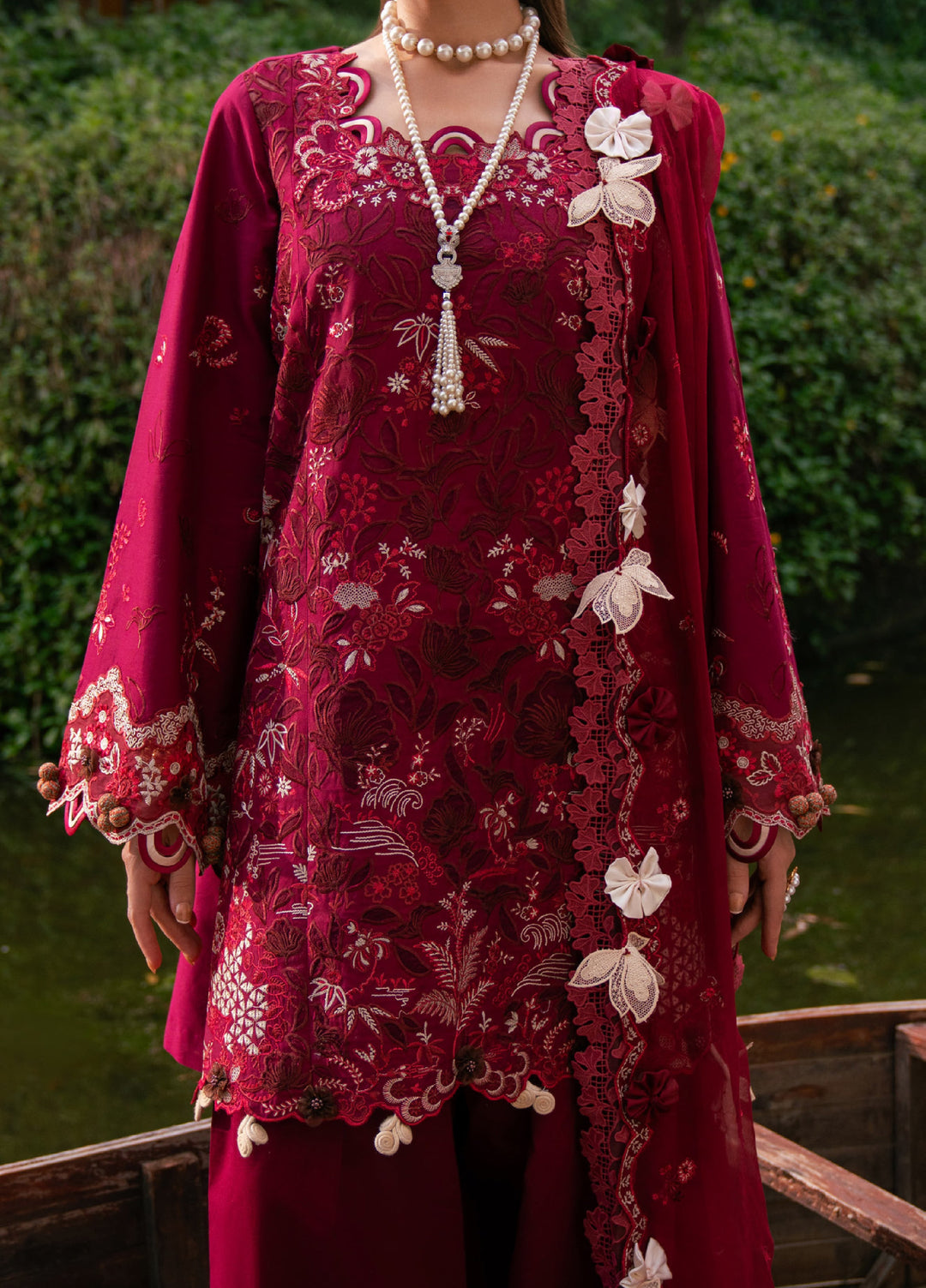 Feerie by Sundas Ahad Unstitched Embroidered Lawn 3 Piece Suit SNA26ULF Sylora ELL-07 - Eid Collection