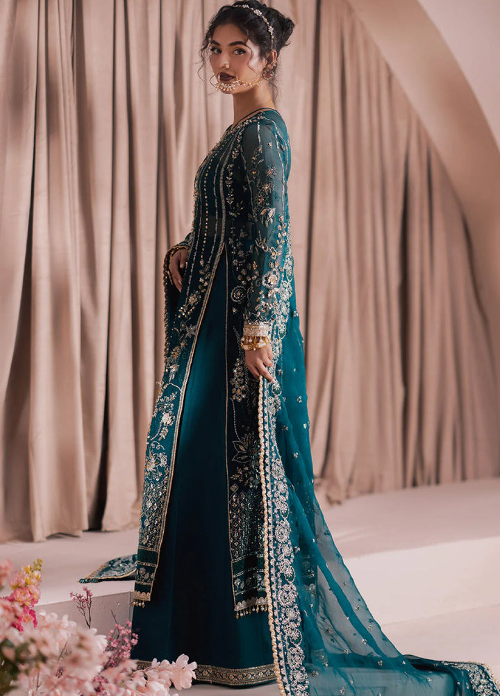 Zarposh Unstitched Embroidered Organza 3 Piece Suits ZP26UF Firaaq - Festive Collection