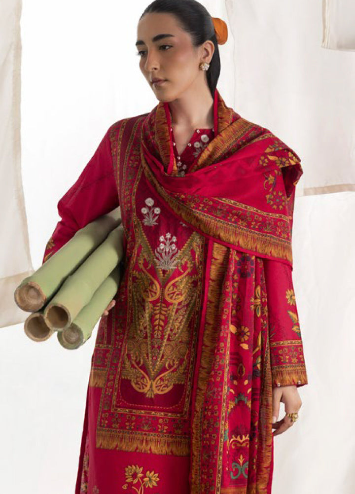 Bagheecha by Gul Ahmed Unstitched Embroidered Lawn 3 Piece Suit GA26ULB CL52500 - Casual Collection