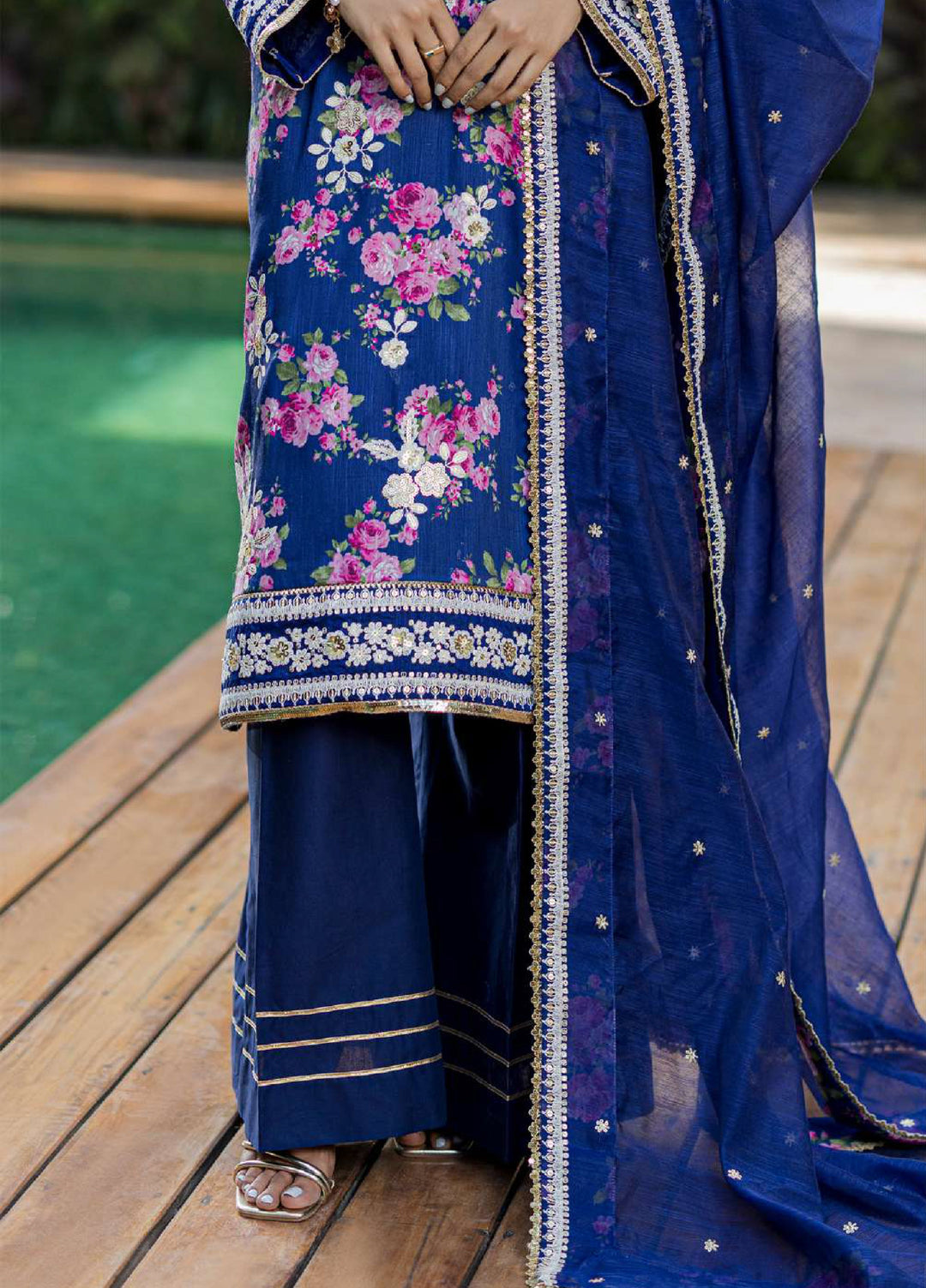 Zellbury Unstitched Embroidered Monark 3 Piece Suit ZB26UVIII WUS26E30519 - Casual Collection