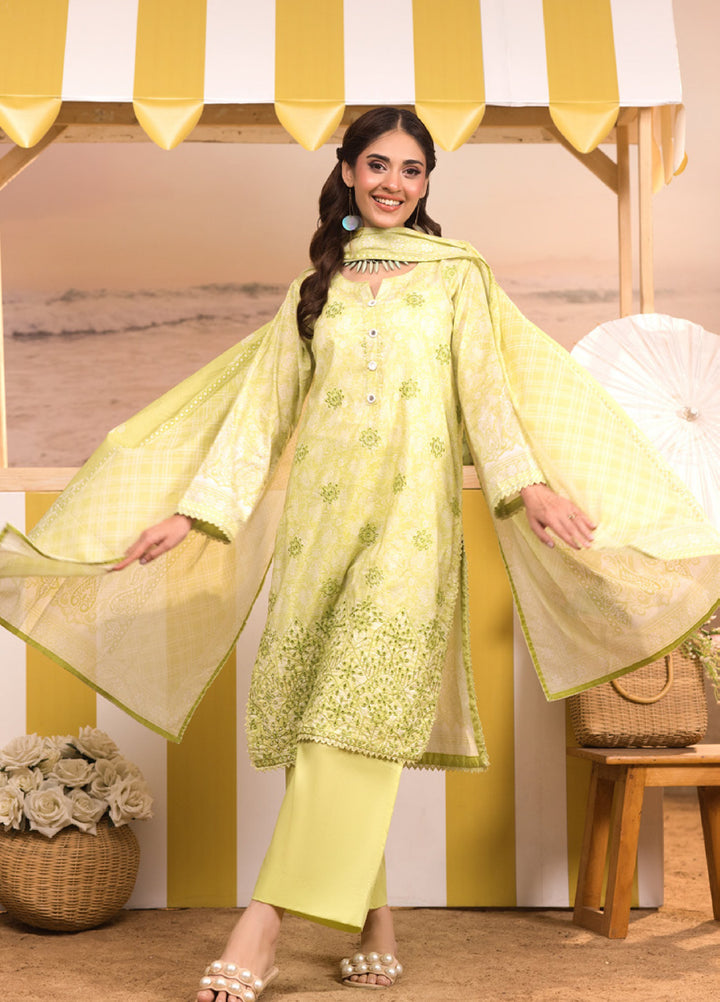Regalia Textiles Unstitched Embroidered Lawn 3 Piece Suit RG26UEL D-6 - Casual Collection