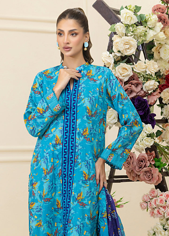 Salina by Regalia Textiles Unstitched Digital Printed Lawn 3 Piece Suit RG26SUVII D-9 - Summer Collection