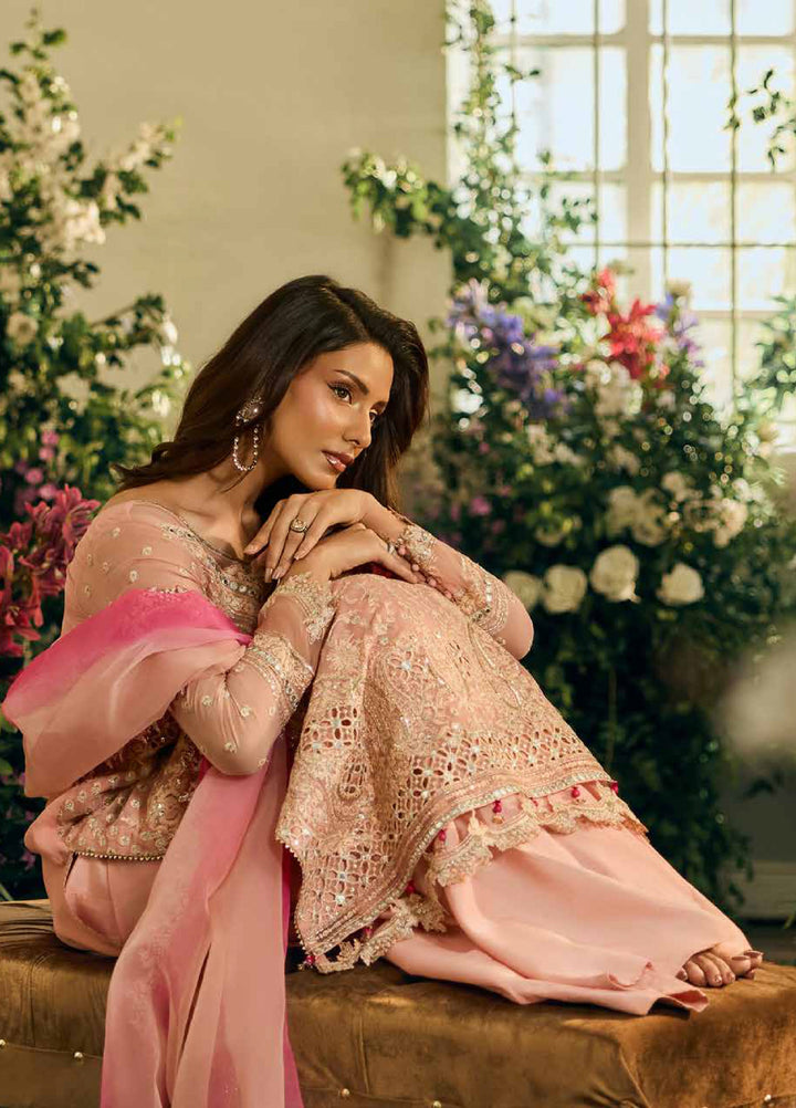 Celine by Charizma Unstitched Embroidered Chiffon 4 Piece Suit CHR26UC Celine CCE6-05 - Festive Collection