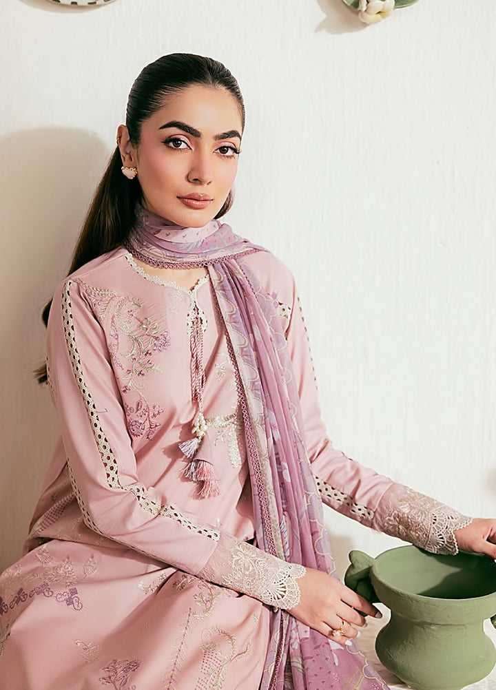 Zync by Florent Unstitched Embroidered Lawn 3 Piece Suit FL26ULZ FZ-6A - Summer Collection