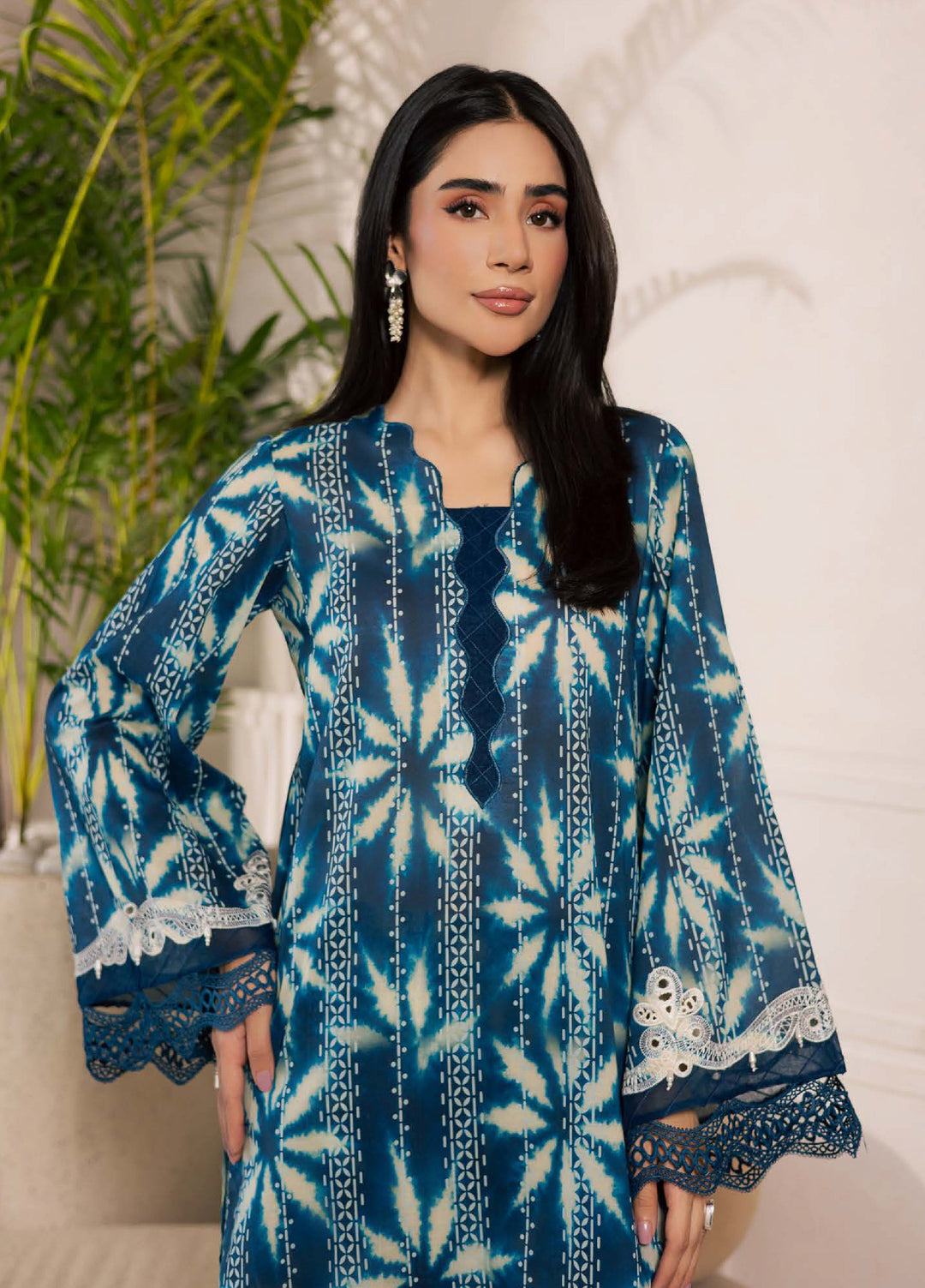 Ballerina by Nureh Unstitched Chikankari Embroidered Lawn 2 Piece Suit NU26UBCL NU2-207 - Summer Collection