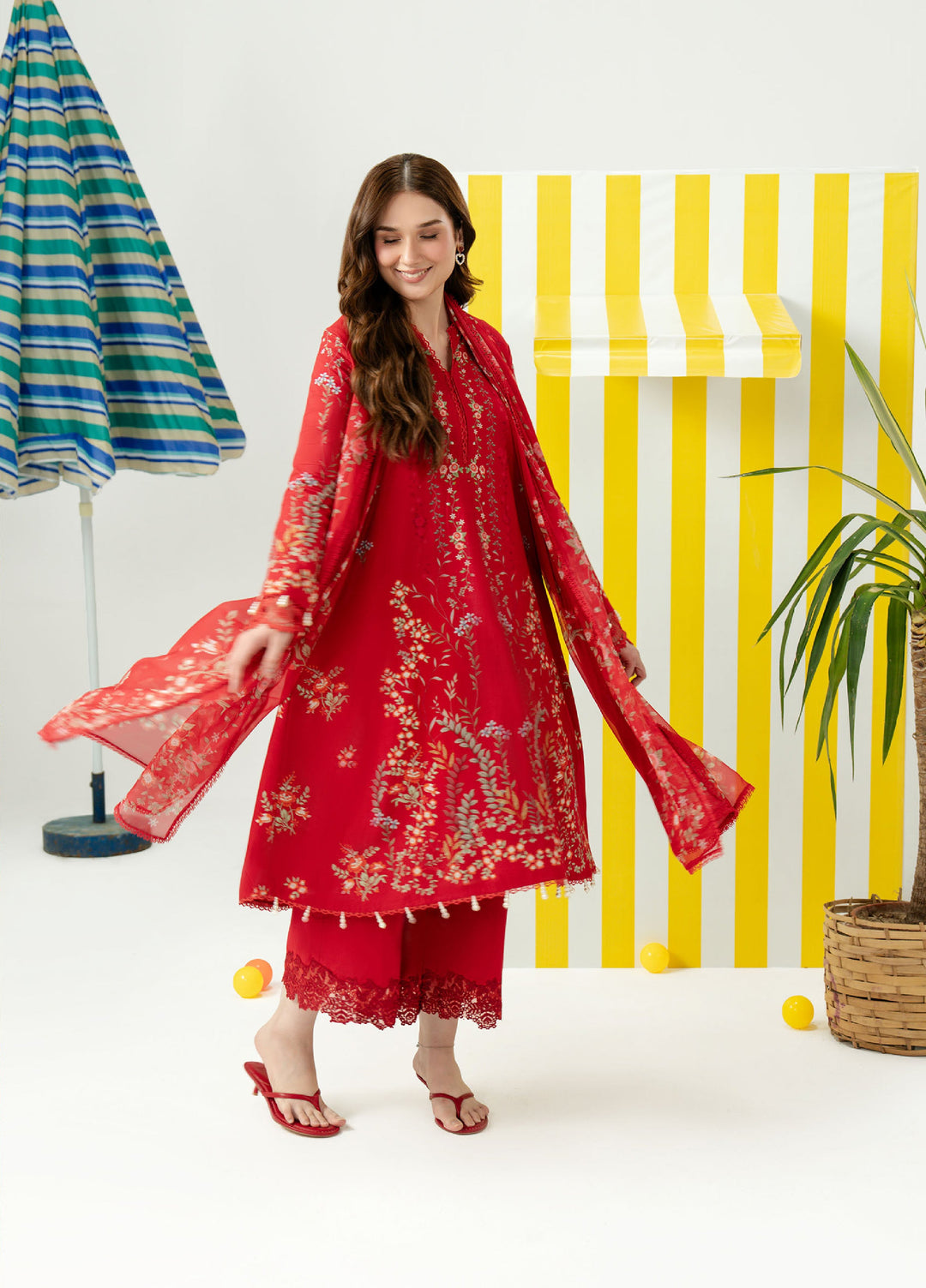Sundaze by Zarposh Unstitched Printed Lawn 3 Piece Suit ZR26USL Zephyr - Festive Collection