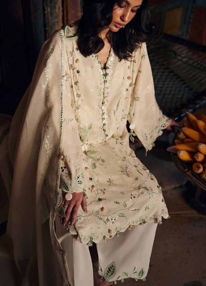 Meili by Zaha Unstitched Embroidered Lawn 3 Piece Suit ZK26UML ZL26-05A - Festive Collection