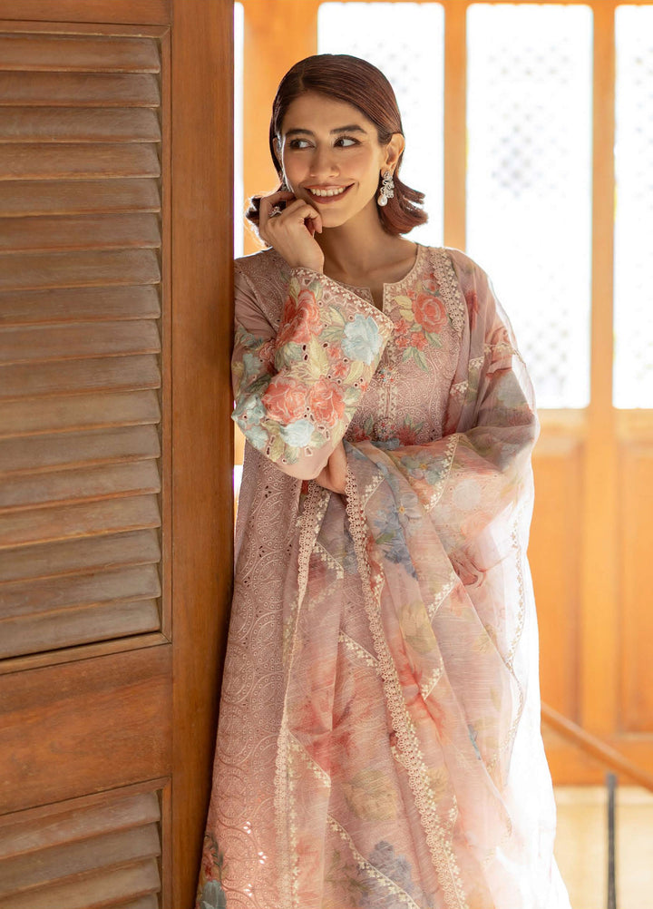 Astoria by Mushq Unstitched Embroidered Lawn 3 Piece Suit MQ26UAL 307-Norah - Festive Collection