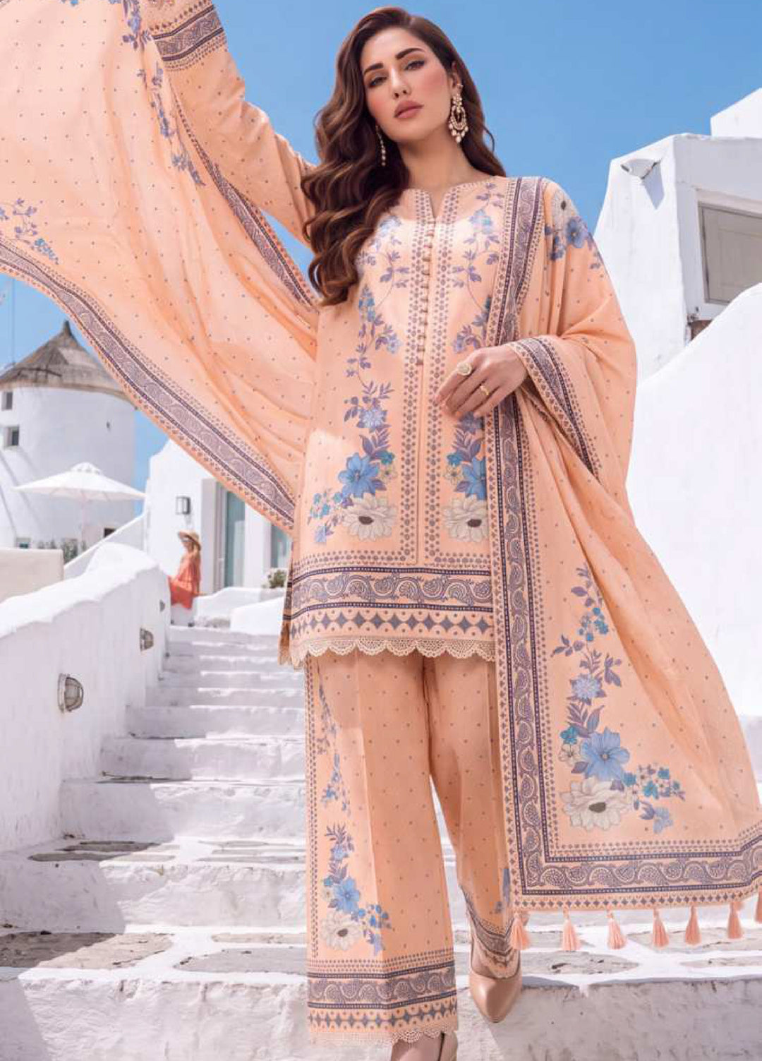 Coco Cords by Al Zohaib Unstitched Printed Lawn 3 Piece Suit AZ26UCL-11 - Casual Collection