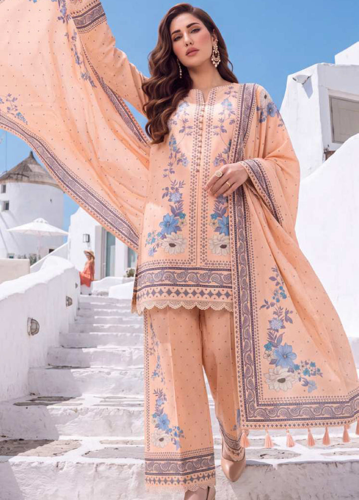 Coco Cords by Al Zohaib Unstitched Printed Lawn 3 Piece Suit AZ26UCL-11 - Casual Collection