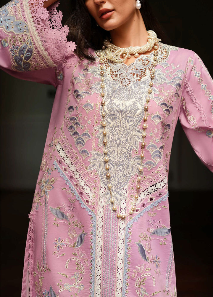 AMoi by Mushq Unstitched Embroidered Luxury Lawn 3 Piece Suit MU26AHL D-8 Endless Love - Summer Collection