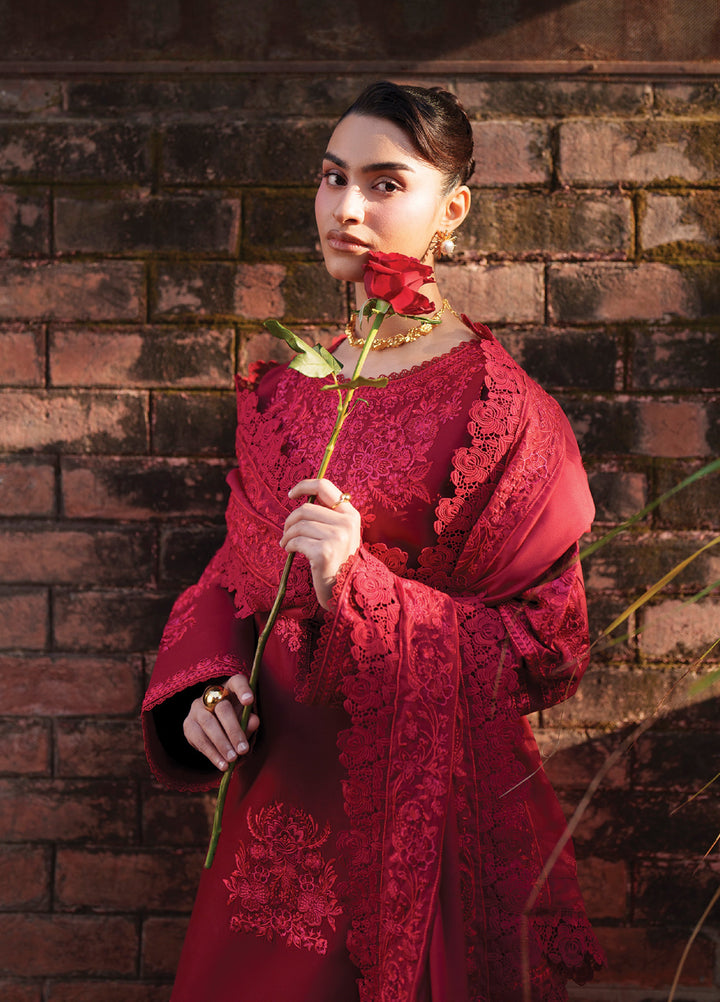 Fiona by Mahnur Unstitched Embroidered Lawn 3 Piece Suit MN26UFL F-07 - Summer Collection