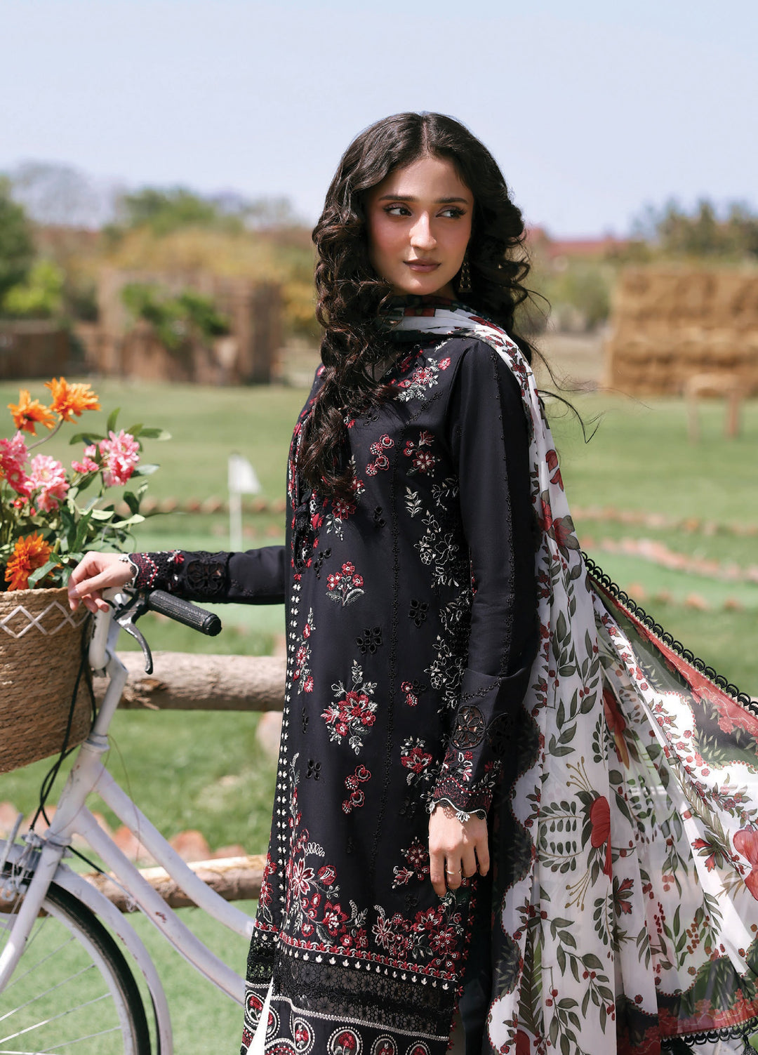 Summer Soiree by Zarposh Unstitched Embroidered Lawn 3 Piece Suit ZR26ULS Osyra - Festive Collection