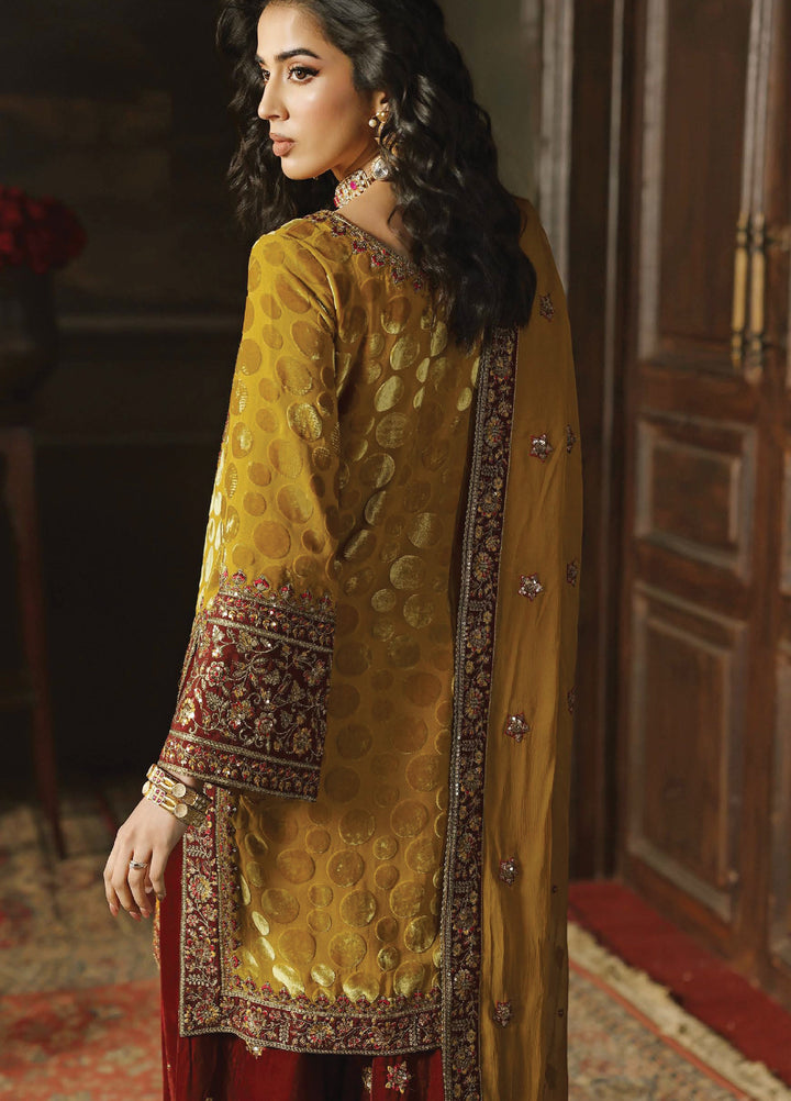Signora by Charizma Unstitched Velvet Embroidered Suits 3 Piece CRZ25SV CVT5-16 - Festive Collection