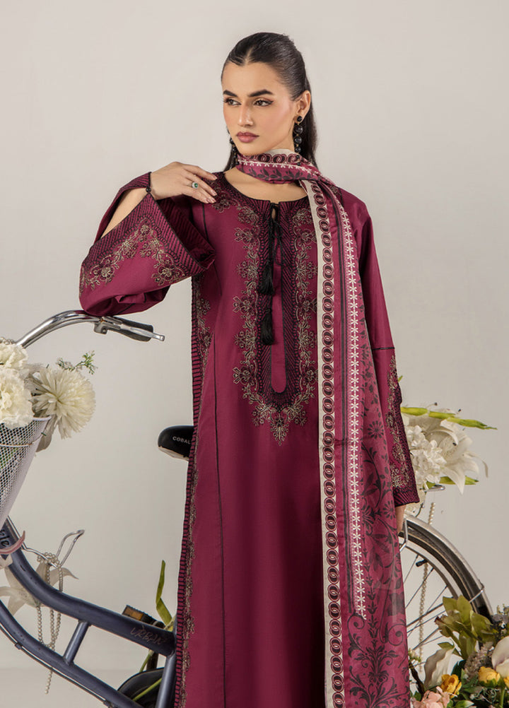 Sara Jahan Women RTW Embroidered Lawn 3 Piece Suit SJ26RF SJ-1087 - Festive Collection