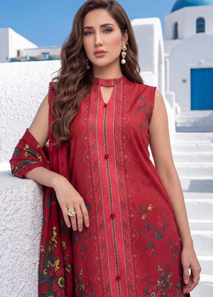 Coco Cords by Al Zohaib Unstitched Printed Lawn 3 Piece Suit AZ26UCL-9 - Casual Collection