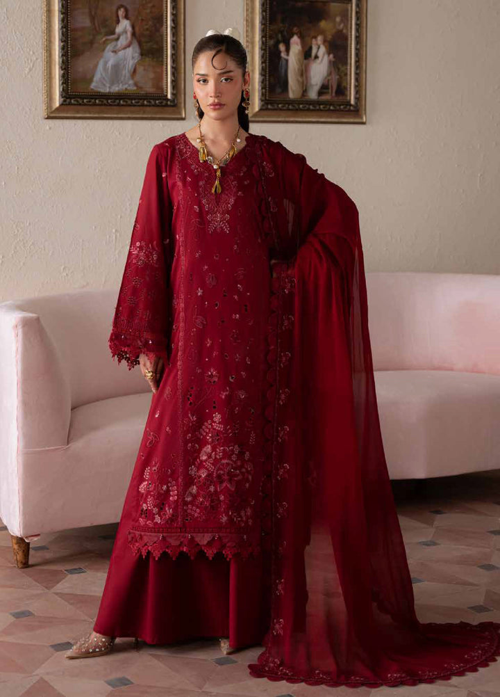 Feya by Nureh Unstitched Embroidered Lawn 3 Piece Suit NU26ULF FE-19 - Eid Collection