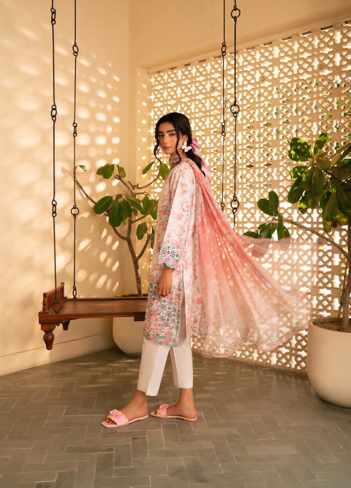Bagh by Rashid Textiles Unstitched Embroidered Lawn 3 Piece Suit RT26UBL 3721 - Casual Collection
