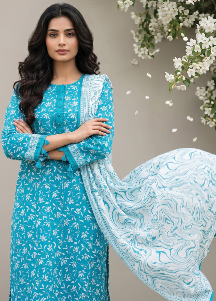 Salina by Regalia Textiles Unstitched Printed Lawn 3 Piece Suit RG26USI D-2 - Casual Collection