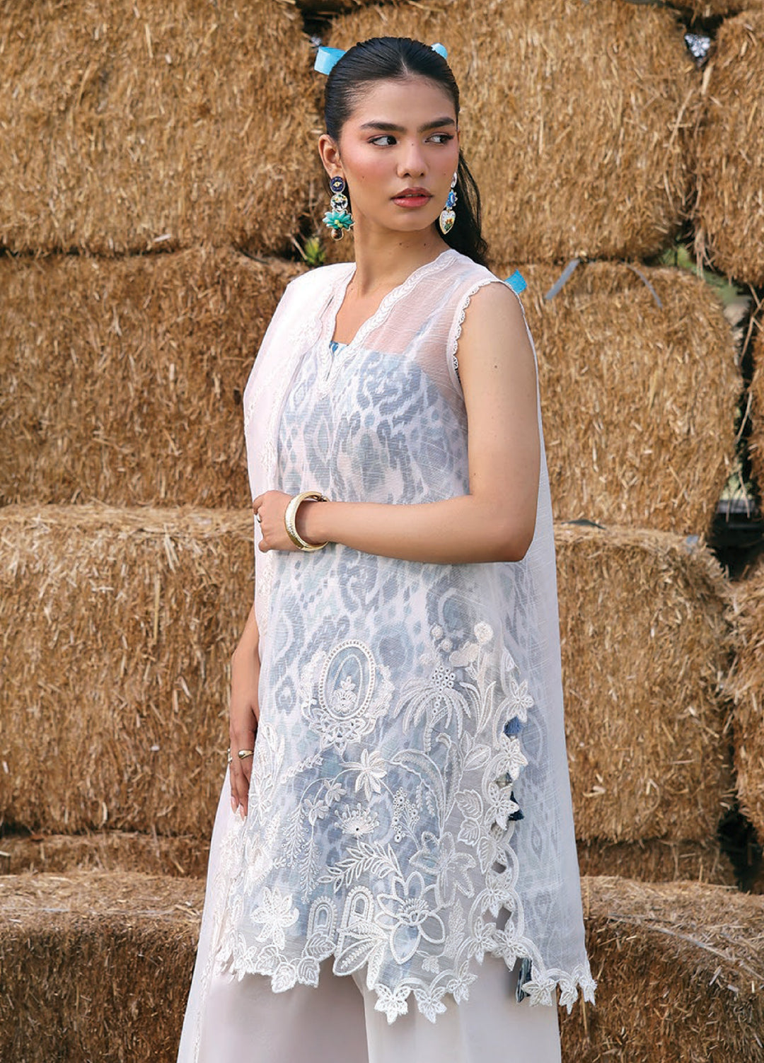 Summer Soiree by Zarposh Unstitched Embroidered Lawn 3 Piece Suit ZR26ULS Vione - Festive Collection