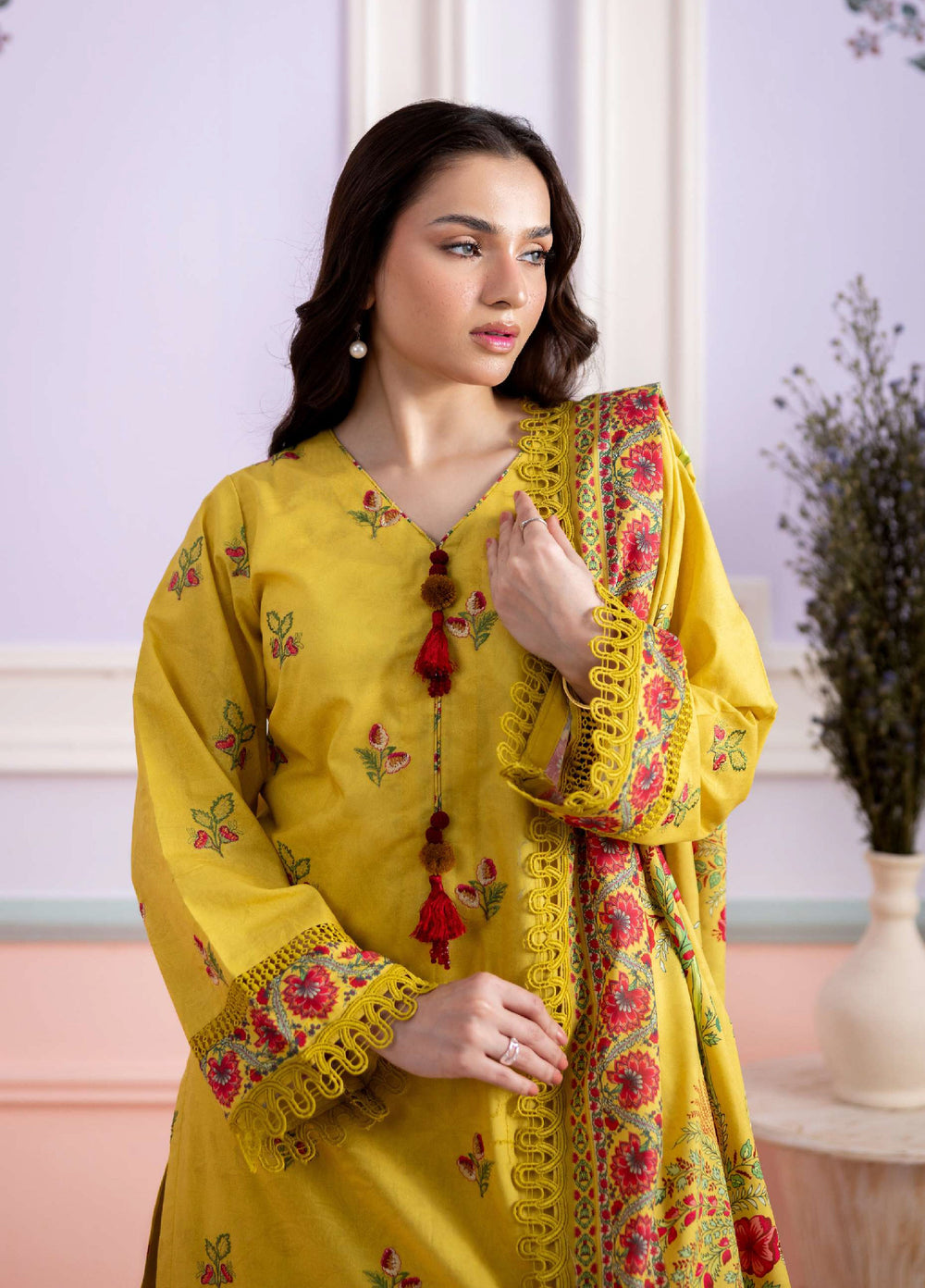 Zellbury Unstitched Printed Lawn 3 Piece Suit ZB26UC WUS26E30441 - Casual Collection