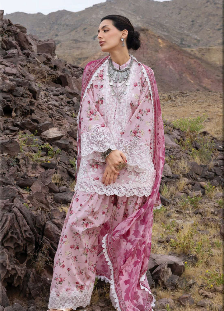 Zainab Chottani Unstitched Embroidered Luxury Lawn 3 Piece Suit ZC26ULZ D-15 ZIMAL - Summer Collection