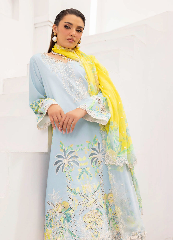 Rang e Bahar by Charizma Unstitched Embroidered Lawn 3 Piece Suit CHR26ULR CRB6-25 - Summer Collection