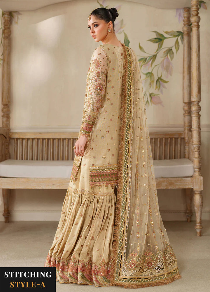 Chantelle by Baroque Unstitched Embroidered Organza 3 piece BQ25CF V14- D 02 - Formals Collection