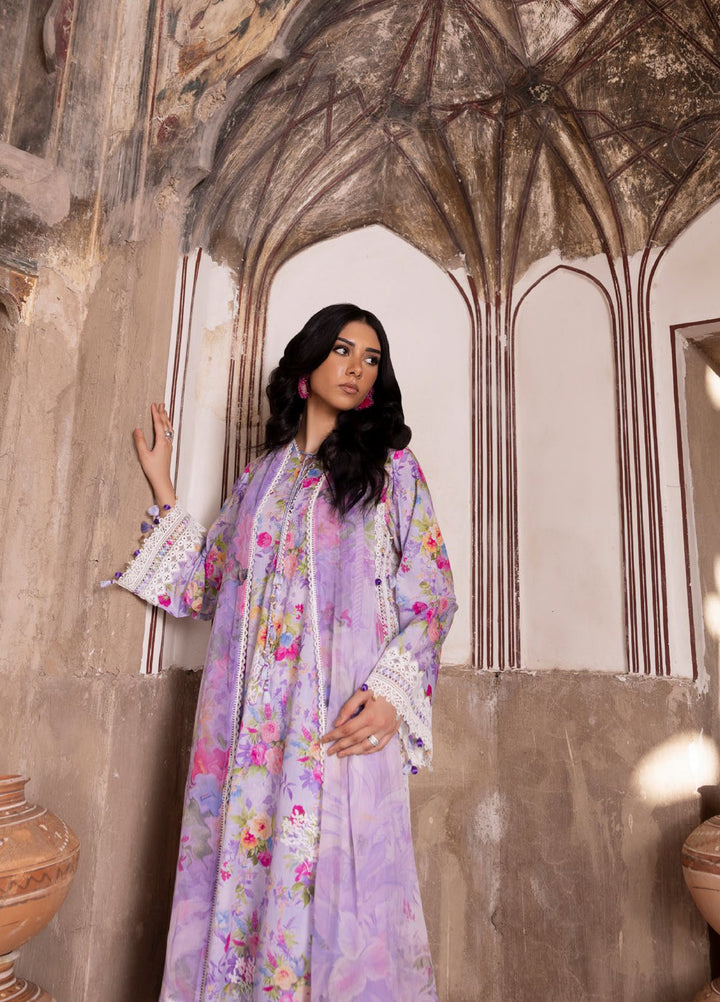 The Flora by Gul Ahmed Unstitched Embroidered Lawn 3 Piece Suit GA26ULF BM62045 - Casual Collection