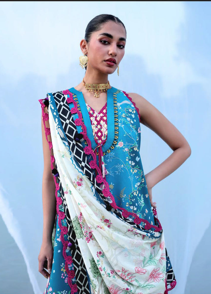 Neoma Prints by Republic Unstitched Printed Lawn 3 Piece Suit RW26UNL SP-9 ZARIYAH - Summer Collection
