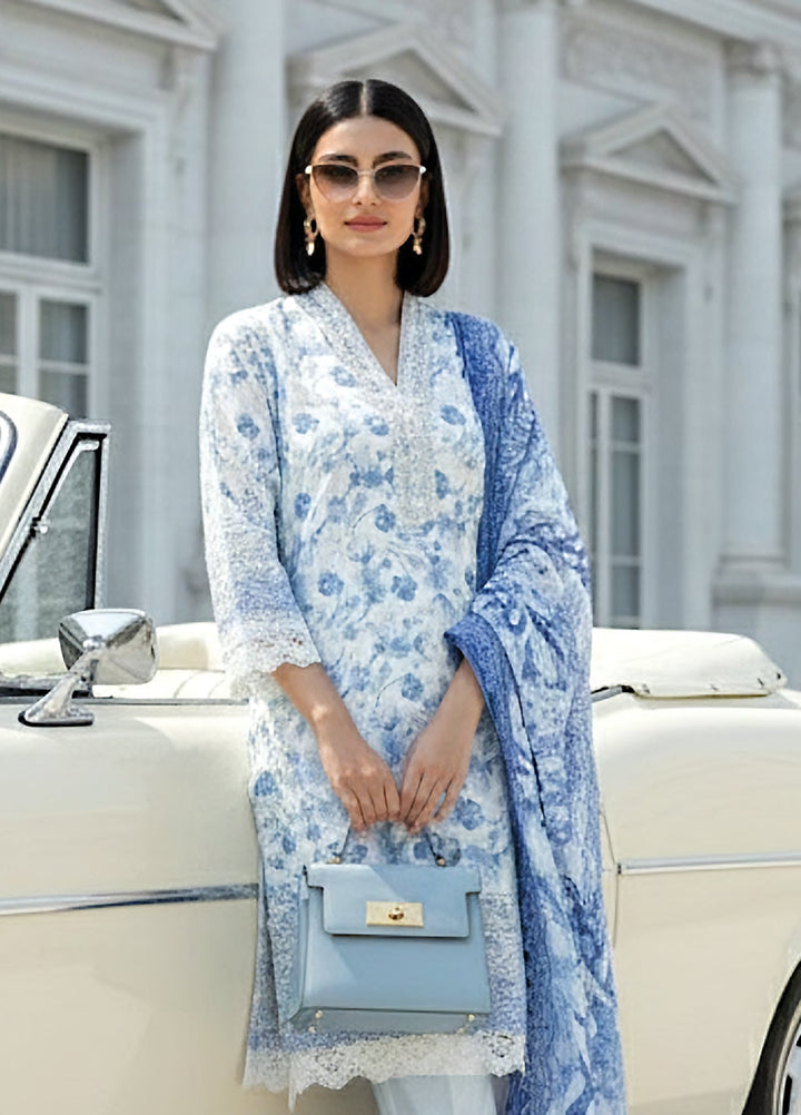 Komal Lawn by Lakhany Unstitched Embroidered Lawn 3 Piece Suit LSM26UK LG-MM-0922 - Summer Collection