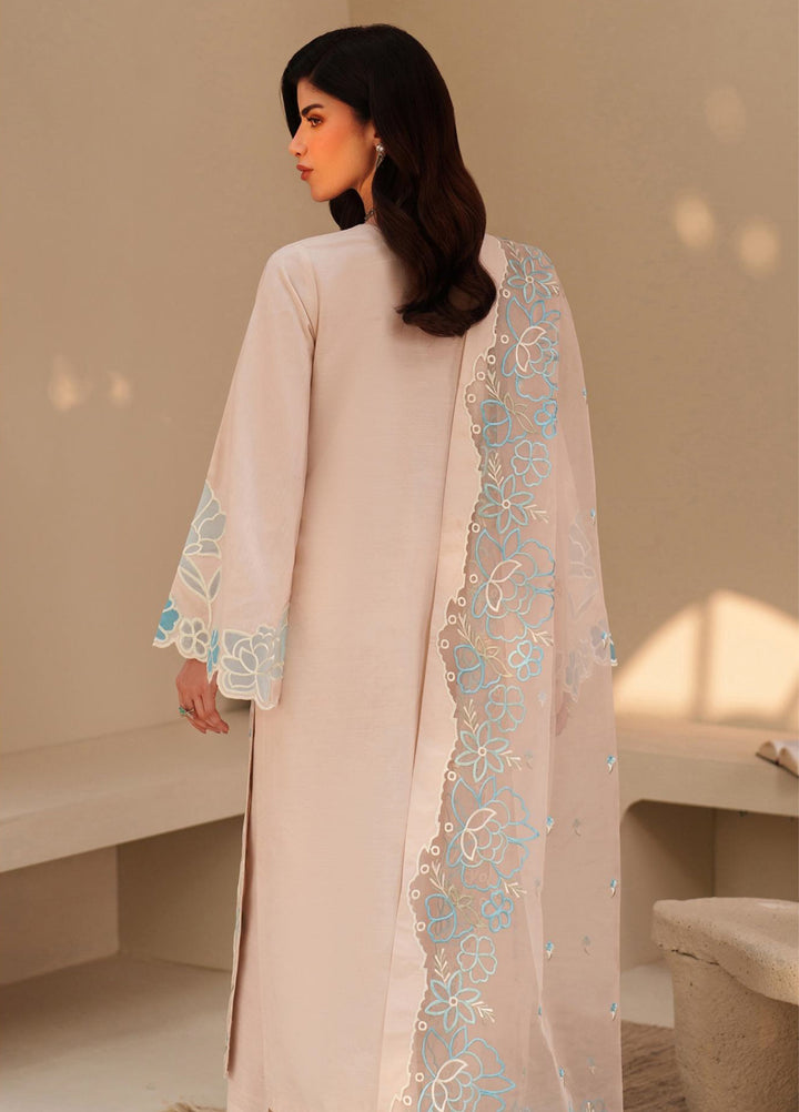 Tabeer by Zarif Unstitched Silk Embroidered 3 Piece Suit ZR26UT ZE-TS-02 FLORIELLE - Winter Collection