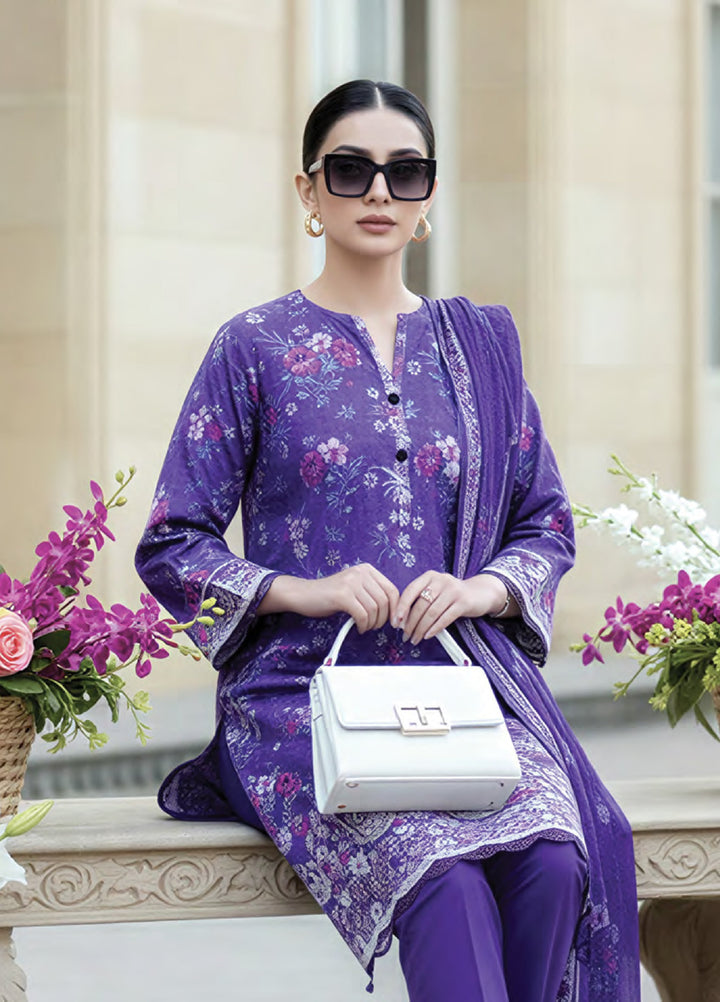 Komal Lawn by Lakhany Unstitched Embroidered Lawn 3 Piece Suit LSM26UK LG-SG-0047 - Summer Collection