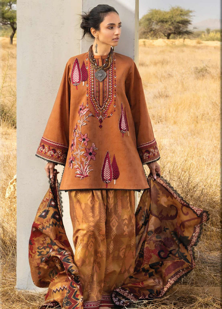 Zainab Chottani Unstitched Embroidered Luxury Lawn 3 Piece Suit ZC26ULZ D-18 ORLINA - Summer Collection
