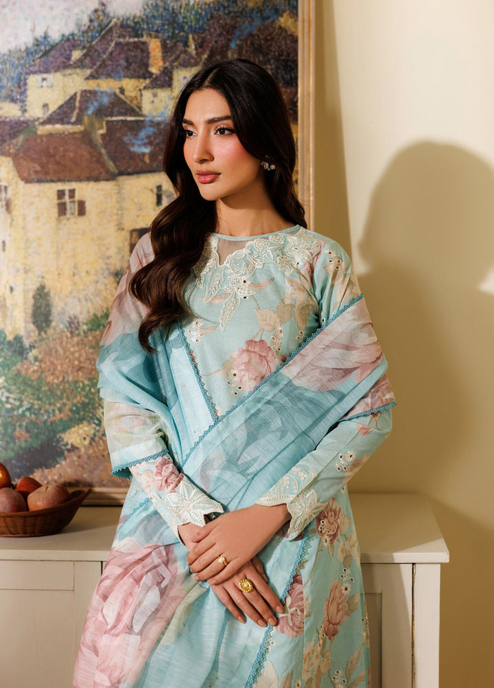 Amani by Zarif RTW Embroidered Lawn 3 Piece Suit ZR26PAL Baani - Eid Collection