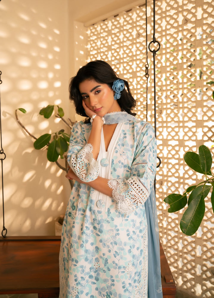 Bagh by Rashid Textiles Unstitched Embroidered Lawn 3 Piece Suit RT26UBL 3722 - Casual Collection