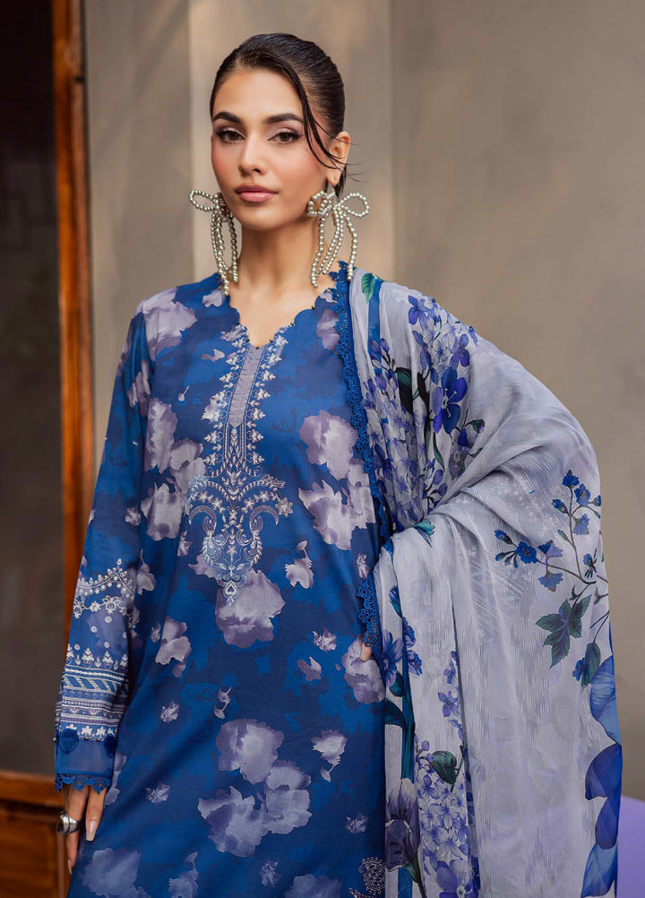Signature Prints by Nureh Unstitched Printed Lawn 3 Piece Suit NU26USL SP-157 - Summer Collection