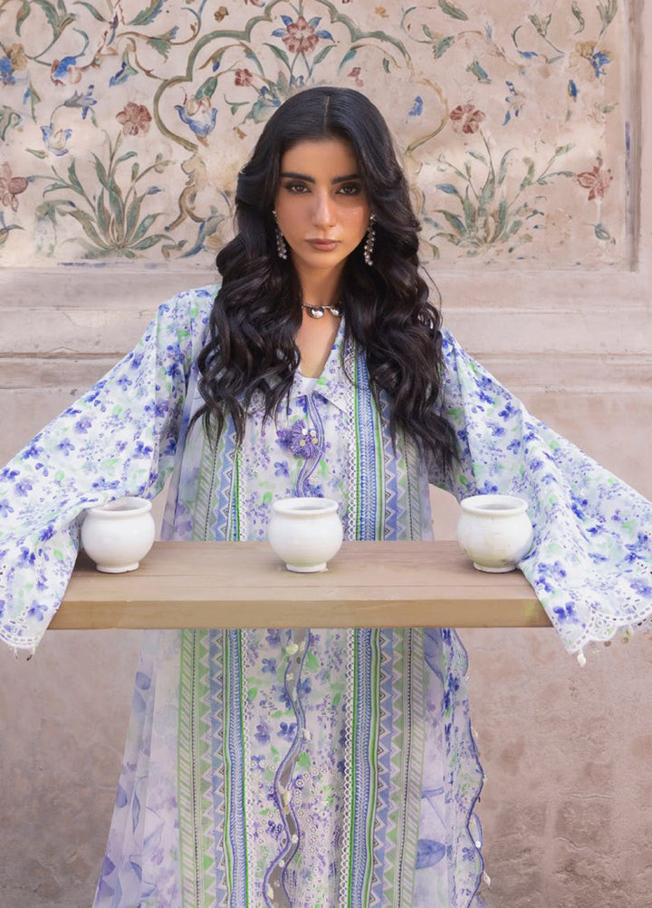 The Flora by Gul Ahmed Unstitched Embroidered Lawn 3 Piece Suit GA26ULF BM62065 - Casual Collection