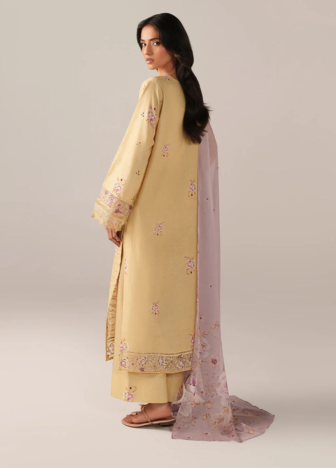 Iznik Unstitched Embroidered Lawn 3 Piece Suit IZ26US SS-11 - Summer Collection