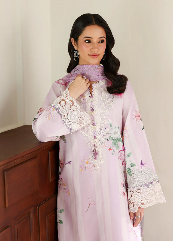 Sunlit Tales by Roheenaz Unstitched Embroidered Lawn 3 Piece Suit RN26ULS Dandelion dream RUNSS260703 - Lawn Collection