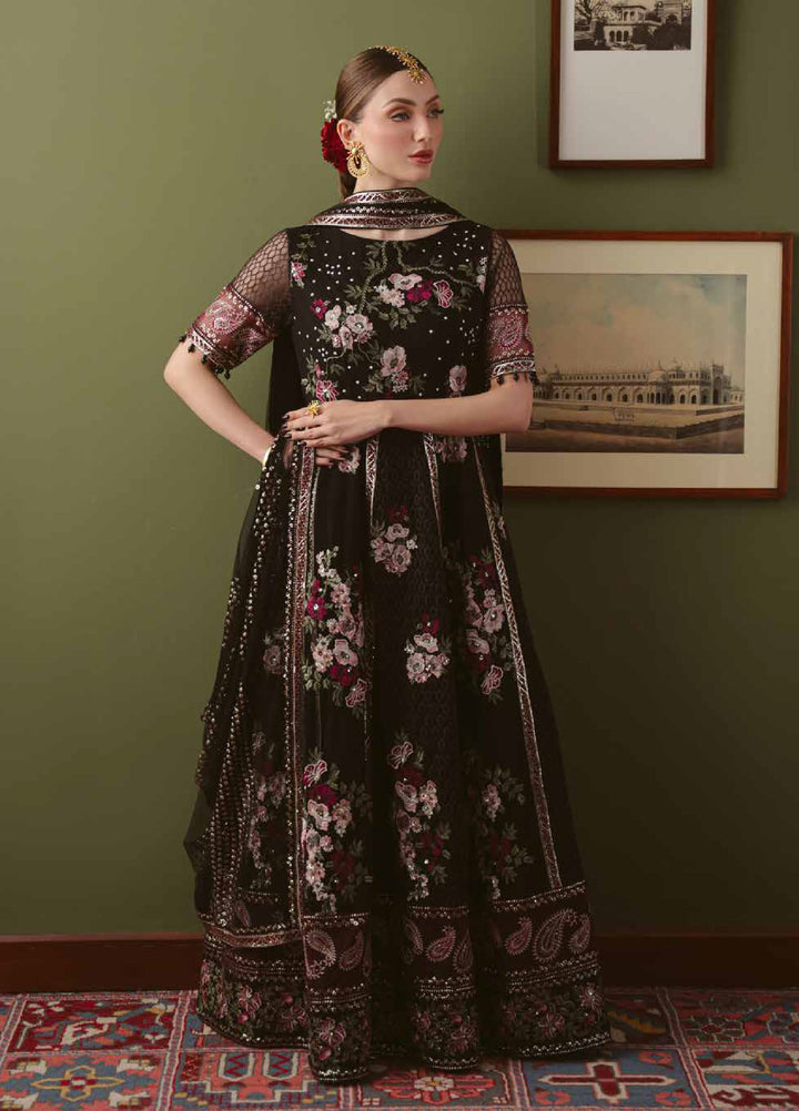 Elaya by Nureh Unstitched Embroidered Net 4 Piece Suit NU26UEF NEL-95 - Festive Collection