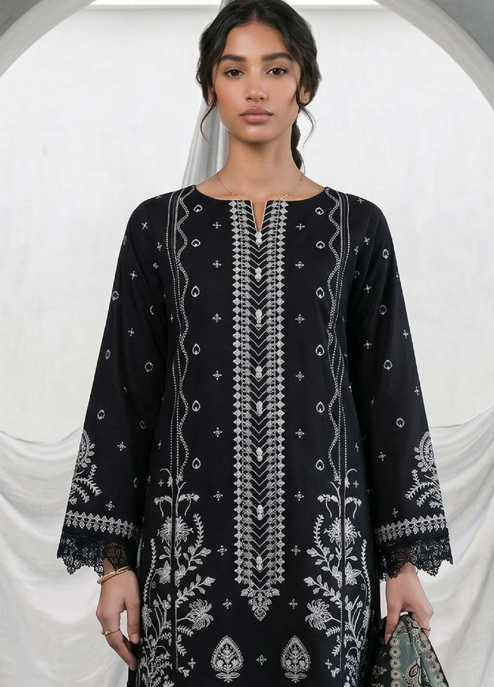 Zellbury Unstitched Embroidered Lawn 3 Piece Suit ZB26UVIII WUS26E31166 - Casual Collection