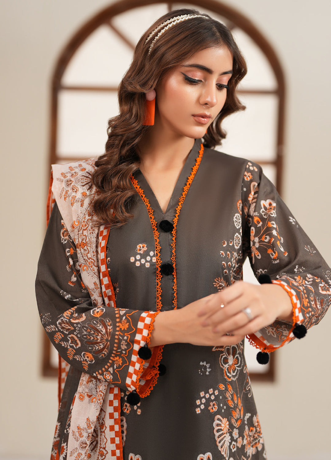 Salina by Regalia Textile Unstitched Printed Lawn 3 Piece Suit RG26DPS D-8 - Summer Collection
