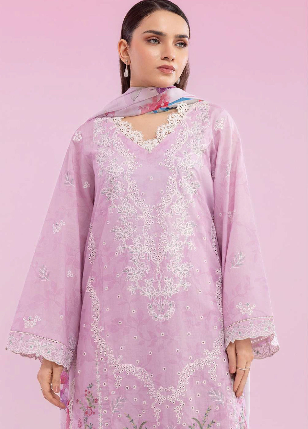 Zellbury Unstitched Embroidered Lawn 3 Piece Suit ZB26UVIII WUS26E30648 - Casual Collection