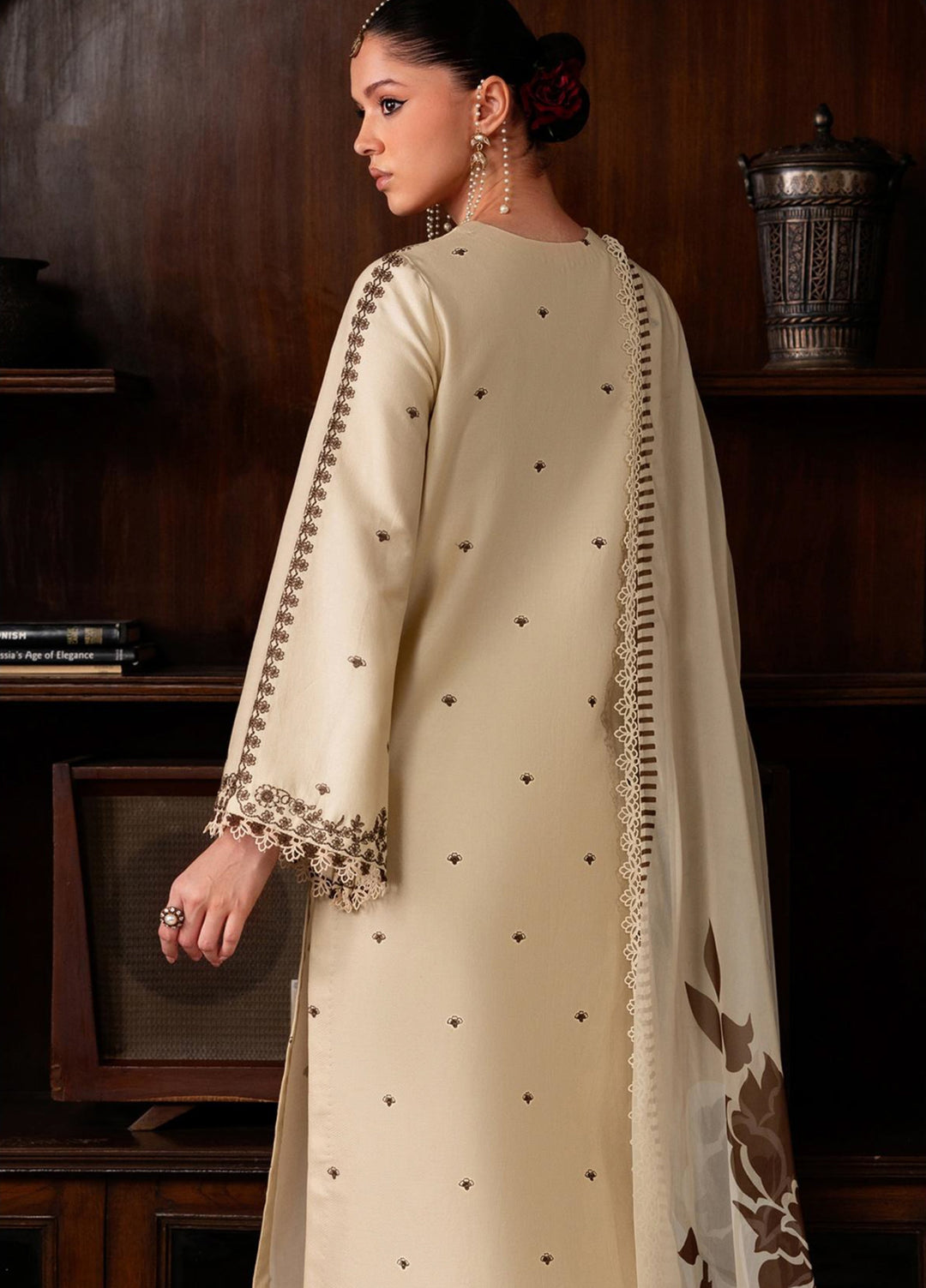 Zarif Unstitched Embroidered Lawn 3 Piece Suit ZR26ULF ARIA 07 - Festive Collection